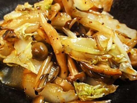 白菜しめじのオイスター煮